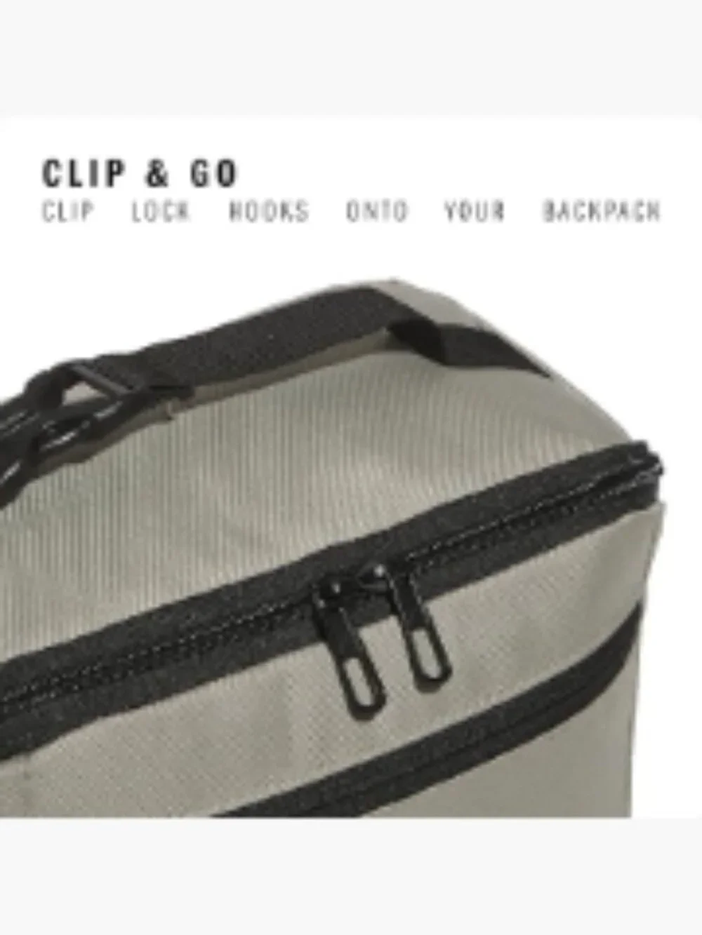 Insulated Lunch Bag with Mesh Pocket and Backpack Clip